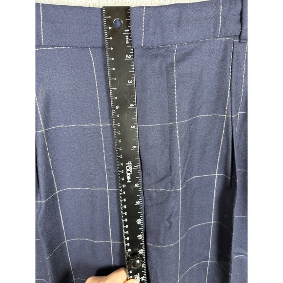 VTG Polo Golf Ralph Lauren Plaid Wool Dress Pants Pleated Men's Actual Sz 38X33 - Picture 9 of 12